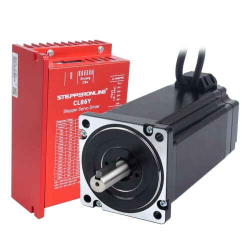 Sada Krokový Motor Nema 34 s Uzavřenou Smyčkou, Enkodérem a Driver CL86Y 12Nm