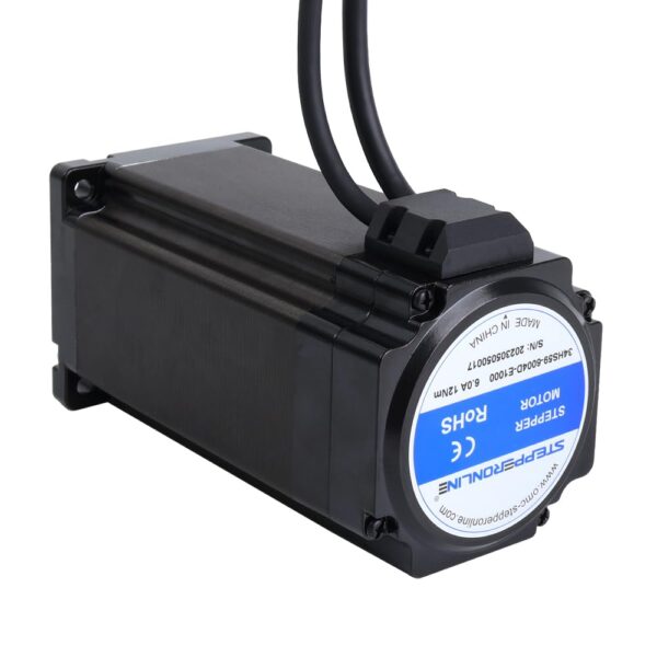 Sada Krokový Motor Nema 34 s Uzavřenou Smyčkou, Enkodérem a Driver CL86Y 12Nm